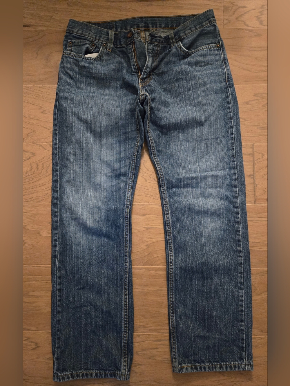 Men's Blue Straight-Leg Jeans Levis 559 Size 30x30